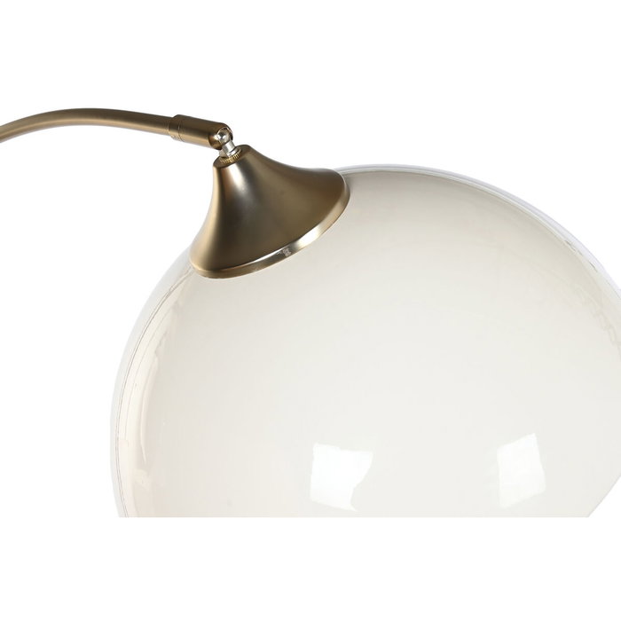 DKD Home Decor Lámpara de Pie de Metal Beige y Dorado 104x35x178 cm