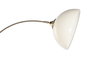 DKD Home Decor Lámpara de Pie Beige Dorado Metal 104 x 35 x 178 cm