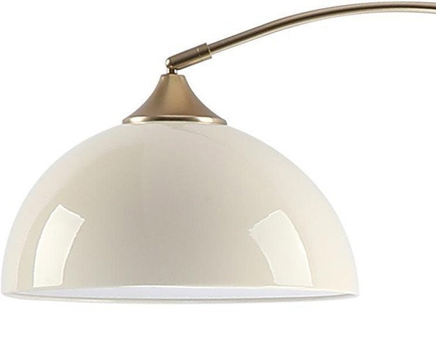DKD Home Decor Lámpara de Pie Beige Dorado Metal 104 x 35 x 178 cm