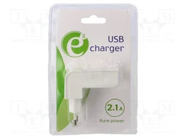 EnerGenie Cargador USB 10W con salida USB-A, blanco