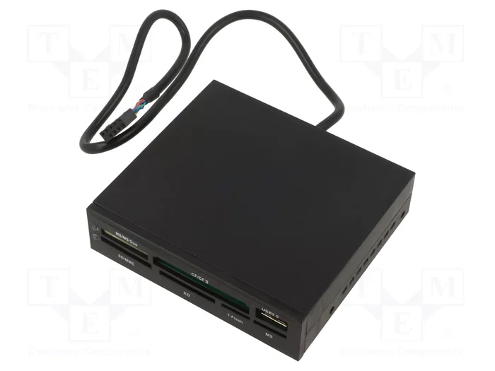 GEMBIRD Lector de tarjetas de memoria USB negro GEMBIRD Lector de tarjetas de memoria USB negro