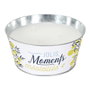 Home Deco Factory Vela Aromática Citronela en Cubo de Metal, 20 cm Diámetro x 9.5 cm Alto, 750 g