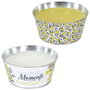 Home Deco Factory Vela Aromática Citronela en Cubo de Metal, 20 cm Diámetro x 9.5 cm Alto, 750 g