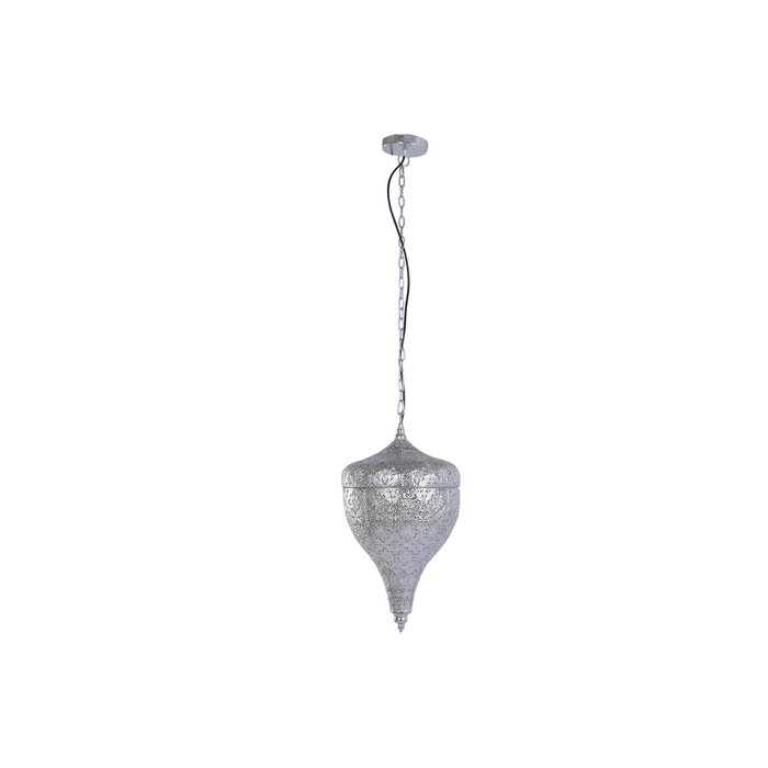 DKD Home Decor Lámpara de Techo Metal Plateado 30x30x55 cm DKD Home Decor Lámpara de Techo Metal Plateado 30x30x55 cm
