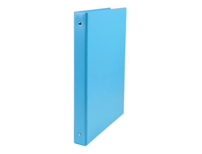 Liderpapel Carpeta 4 Anillas 40 mm Redondas Plástico Folio Color Celeste