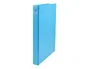 Liderpapel Carpeta 4 Anillas 40 mm Redondas Plástico Folio Color Celeste