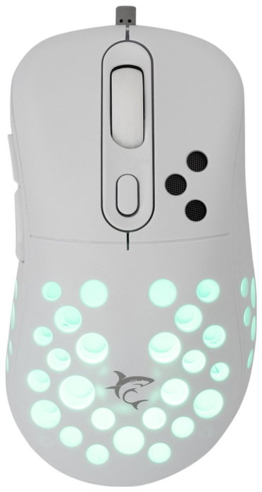 White Shark Azrael Ratón Gaming RGB 12800 dpi Blanco White Shark Azrael Ratón Gaming RGB 12800 dpi Blanco