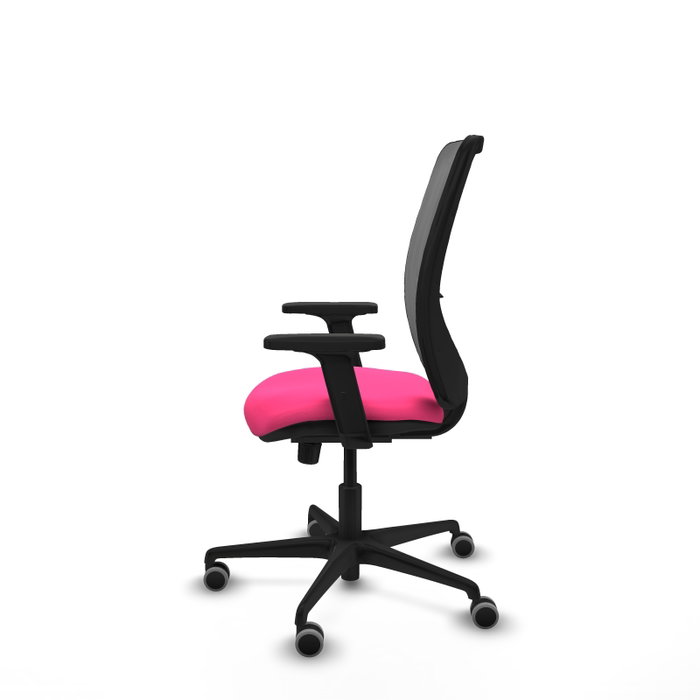 PIQUERAS Y CRESPO Silla de oficina Zulema Rosa y Gris