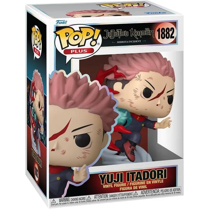 Funko Pop! Jujutsu Kaisen: Yuji Itadori Figura Coleccionable Funko Pop! Jujutsu Kaisen: Yuji Itadori Figura Coleccionable