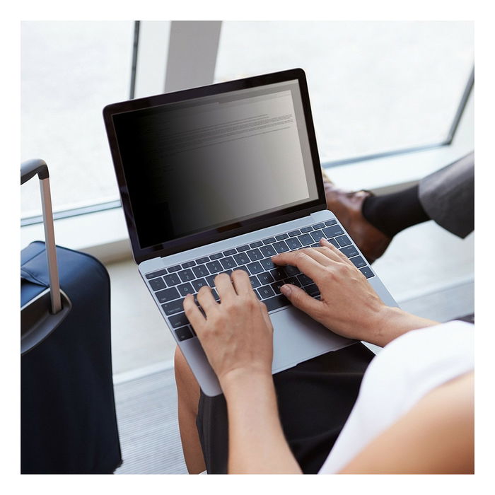 DICOTA Filtro Magnético para Macbook Air 13,6" Anti-huellas, Antideslumbrante, Filtro de Privacidad, Magnético