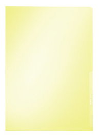 Dosier Angulo Recto Leitz Pvc 150Μ A4 Amarillo Paquete De 100