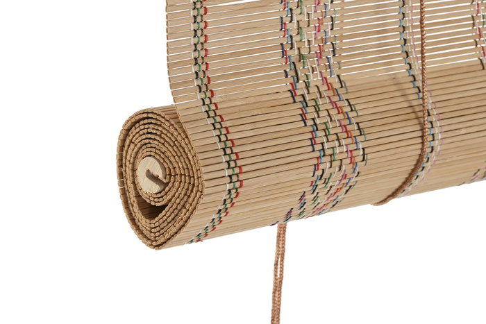 DKD Home Decor Estor Enrollable Bambú y Poliéster Multicolor 175 x 60 cm DKD Home Decor Estor Enrollable Bambú y Poliéster Multicolor 175 x 60 cm