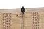 DKD Home Decor Estor Enrollable Bambú y Poliéster Multicolor 175 x 60 cm