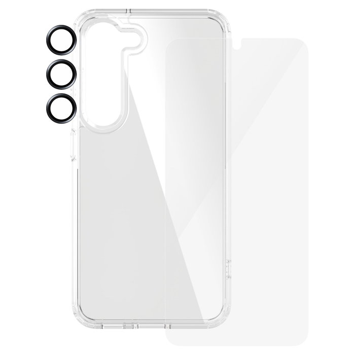 PanzerGlass Protector de Pantalla 3 en 1 Samsung Galaxy S24 Ultra Wide Fit con EasyAligner, Kit Completo de Aplicación PanzerGlass Protector de Pantalla 3 en 1 Samsung Galaxy S24 Ultra Wide Fit con EasyAligner, Kit Completo de Aplicación