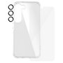 PanzerGlass Protector de Pantalla 3 en 1 Samsung Galaxy S24 Ultra Wide Fit con EasyAligner, Kit Completo de Aplicación