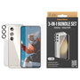 PanzerGlass Protector de Pantalla 3 en 1 Samsung Galaxy S24 Ultra Wide Fit con EasyAligner, Kit Completo de Aplicación