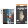PanzerGlass Protector de Pantalla 3 en 1 Samsung Galaxy S24 Ultra Wide Fit con EasyAligner, Kit Completo de Aplicación