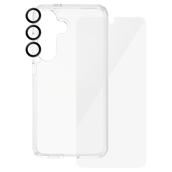 PanzerGlass Protector de Pantalla 3 en 1 Samsung Galaxy S24 Ultra Wide Fit con EasyAligner, Kit Completo de Aplicación PanzerGlass Protector de Pantalla 3 en 1 Samsung Galaxy S24 Ultra Wide Fit con EasyAligner, Kit Completo de Aplicación