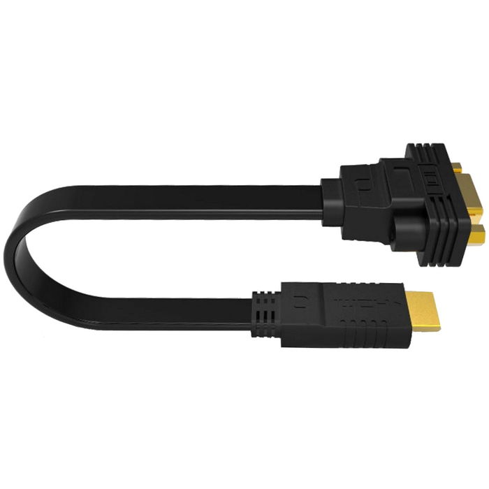 Ewent EW9869 Adaptador Convertidor HDMI a VGA, Resolución 1920x1200 (1080p/WUXGA), Sin Necesidad de Drivers, para PC, Portátil, Monitor y Proyector