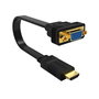 Ewent EW9869 Adaptador Convertidor HDMI a VGA, Resolución 1920x1200 (1080p/WUXGA), Sin Necesidad de Drivers, para PC, Portátil, Monitor y Proyector