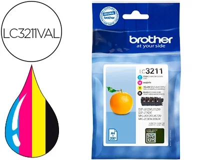 Brother LC-3211VAL Multipack de 4 Colores
