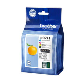 Brother LC3211VAL Multipack de 4 Cartuchos (Negro, Cian, Magenta, Amarillo)