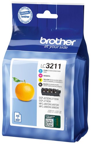 Brother LC-3211VAL Multipack de 4 Colores