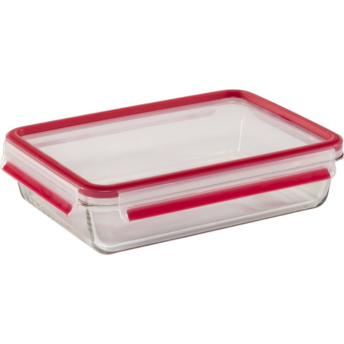 Emsa Clip&Close Glass Set de 3 recipientes de vidrio