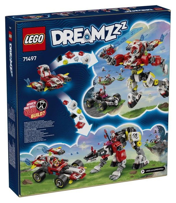 LEGO DREAMZzz Meca Tigre de Cooper y Bólido de Zero 71497