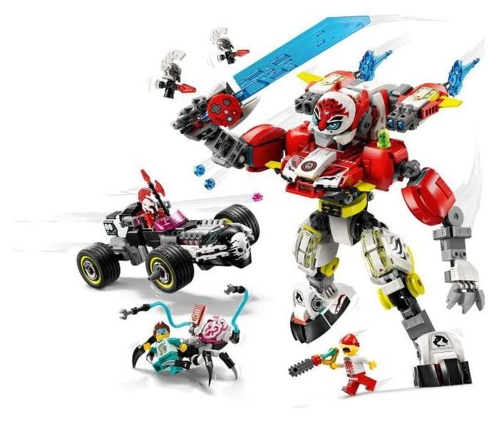 LEGO DREAMZzz Meca Tigre de Cooper y Bólido de Zero 71497