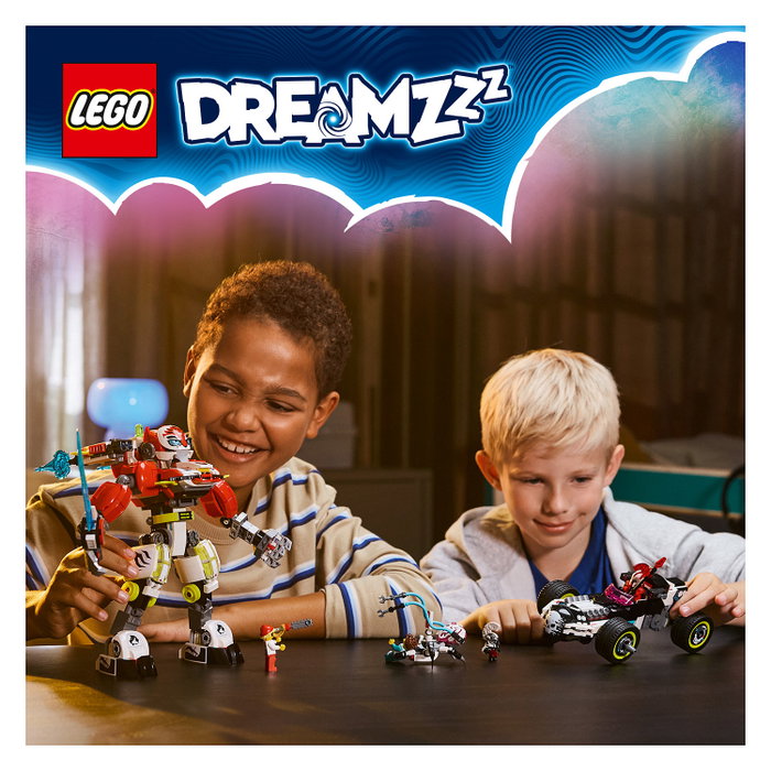 LEGO DREAMZzz Meca Tigre de Cooper y Bólido de Zero 71497