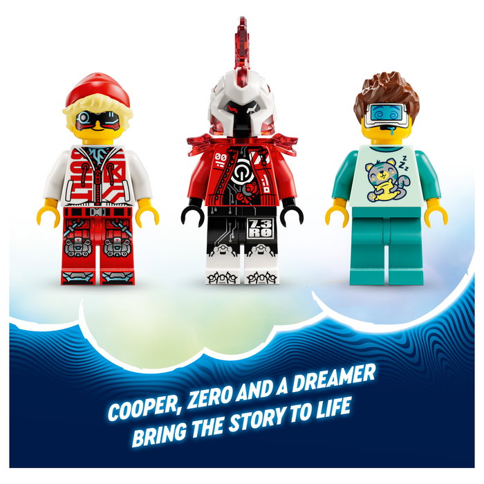LEGO DREAMZzz Meca Tigre de Cooper y Bólido de Zero 71497