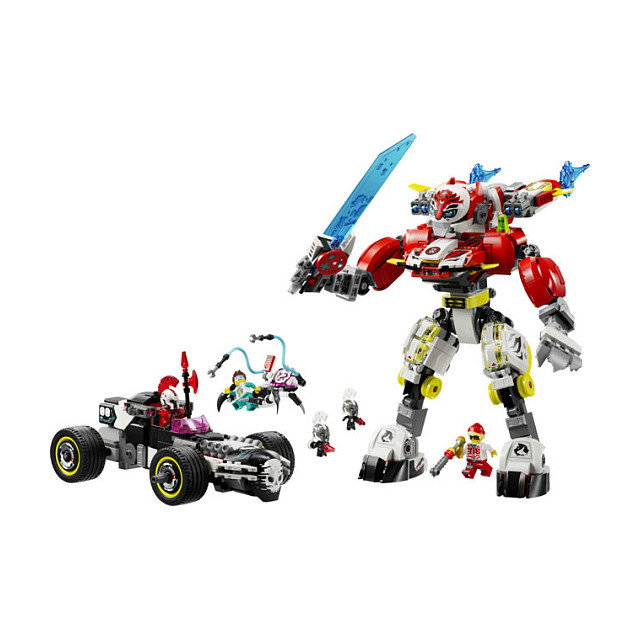 LEGO DREAMZzz Meca Tigre de Cooper y Bólido de Zero 71497
