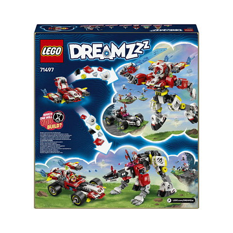 LEGO DREAMZzz Meca Tigre de Cooper y Bólido de Zero 71497