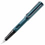Lamy pluma estilográfica al-star aluminio ligero mango ergonómico cartucho tinta azul punta f petróleo