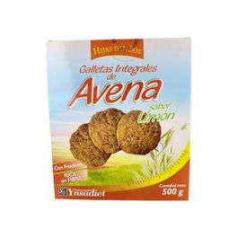 YNSADIET Galletas Integrales Sabor Limón Alto Contenido en Fibra 500gr