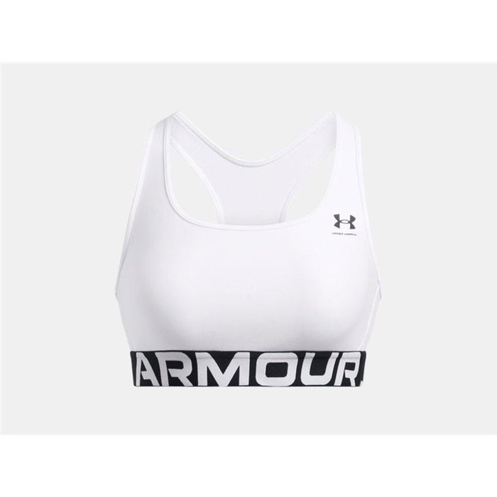Sujetador Deportivo Under Armour Hg Mid Branded Blanco XL