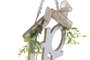 DKD Home Decor Decoración de Pared MDF y Cuerda con Lazo (Surtido)