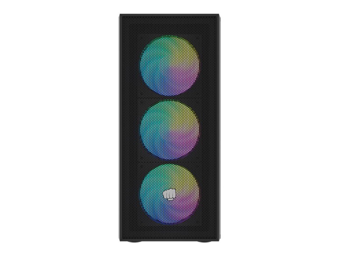 Fury Shobo SH8F ARGB Torre Midi Negra con Ventana Lateral y 4 Ventiladores ARGB de 120mm