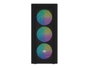 Fury Shobo SH8F ARGB Torre Midi Negra con Ventana Lateral y 4 Ventiladores ARGB de 120mm