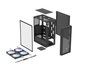 Fury Shobo SH8F ARGB Torre Midi Negra con Ventana Lateral y 4 Ventiladores ARGB de 120mm