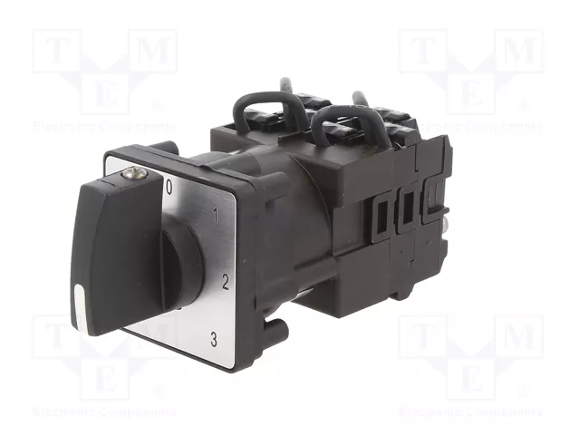 SCHNEIDER ELECTRIC Interruptor de leva 12A 4 posiciones 0-1-2-3 negro