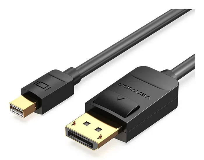 Vention Cable Conversor HAABH Mini DisplayPort Macho a DisplayPort Macho 2m Negro Vention Cable Conversor HAABH Mini DisplayPort Macho a DisplayPort Macho 2m Negro