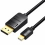 Vention Cable conversor Mini DisplayPort macho a DisplayPort macho 2m Negro