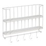 Ixia Estantería de Metal Blanco para Decoración