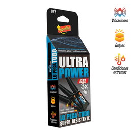 Supertite Adhesivo instantáneo gel ultra power, blister 3 x 1 g