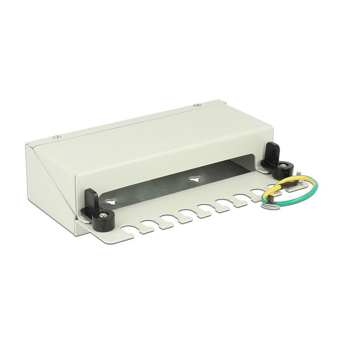 DeLOCK Keystone Desktop Patchpanel 8 Port Gris DeLOCK Keystone Desktop Patchpanel 8 Port Gris
