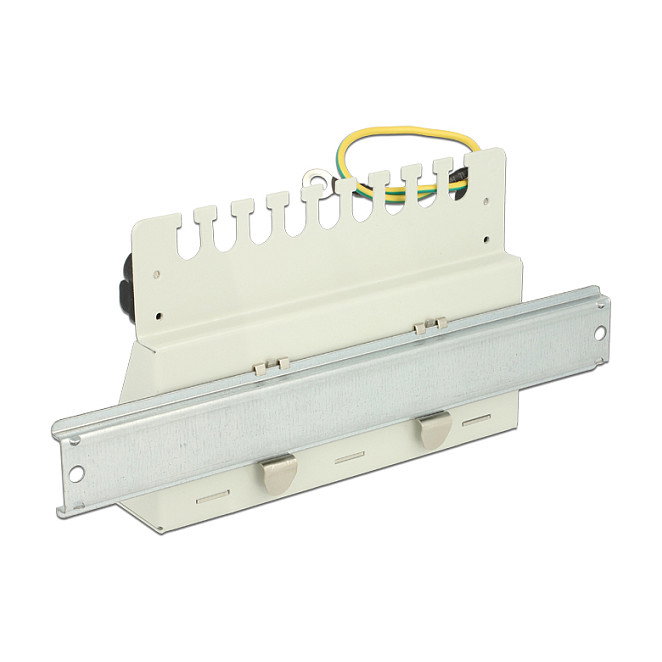 DeLOCK Keystone Desktop Patchpanel 8 Port Gris DeLOCK Keystone Desktop Patchpanel 8 Port Gris