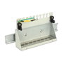 DeLOCK Keystone Desktop Patchpanel 8 Port gris 43336