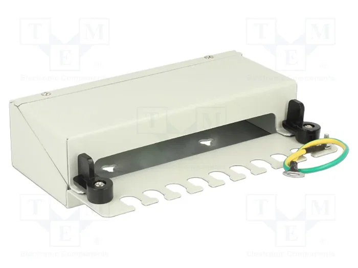 DeLOCK Keystone Desktop Patchpanel 8 Port gris 43336 DeLOCK Keystone Desktop Patchpanel 8 Port gris 43336